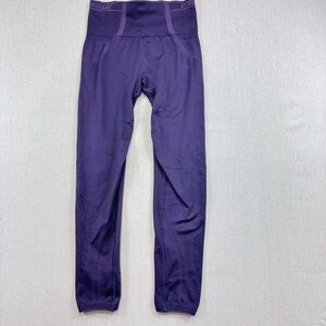 Gymshark Leggings Sz M Purple Compression Logo Seamless Yoga Athletic